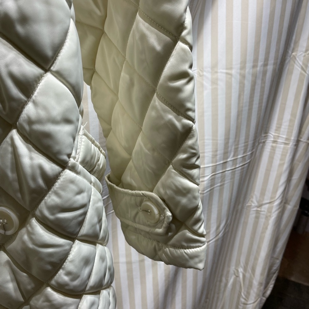 Rebecca Minkoff Ivory Quilted Puffer Coat - Picture 5 of 8